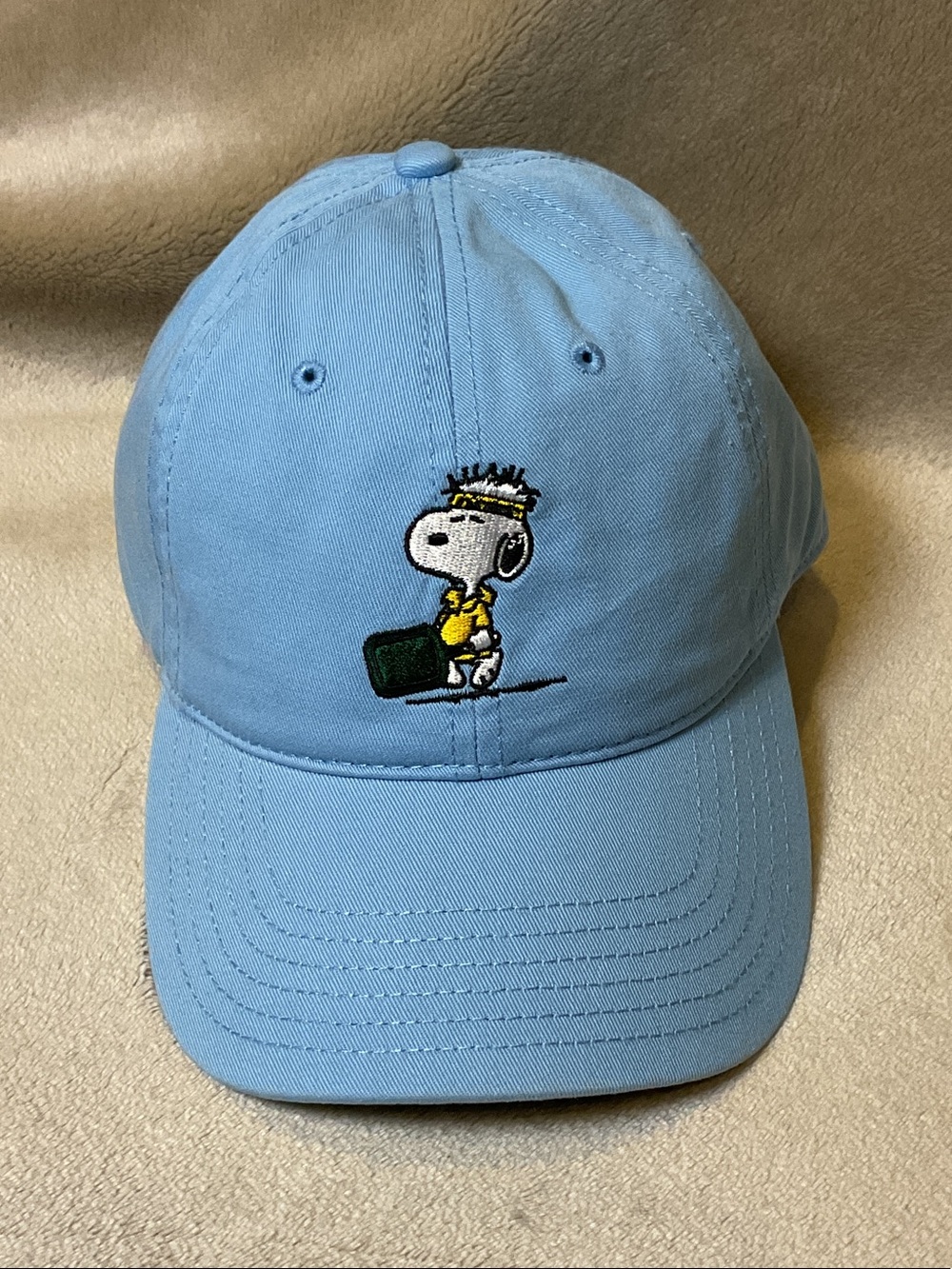 Peanuts Snoopy Pickleball Hat Light Blue